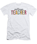 1 College Teacher Leopard Print Funny Teaching Appreciation Jensen Cena T-Shirt