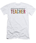 1 Continuing Education Teacher Leopard Print Appreciation Jensen Cena T-Shirt