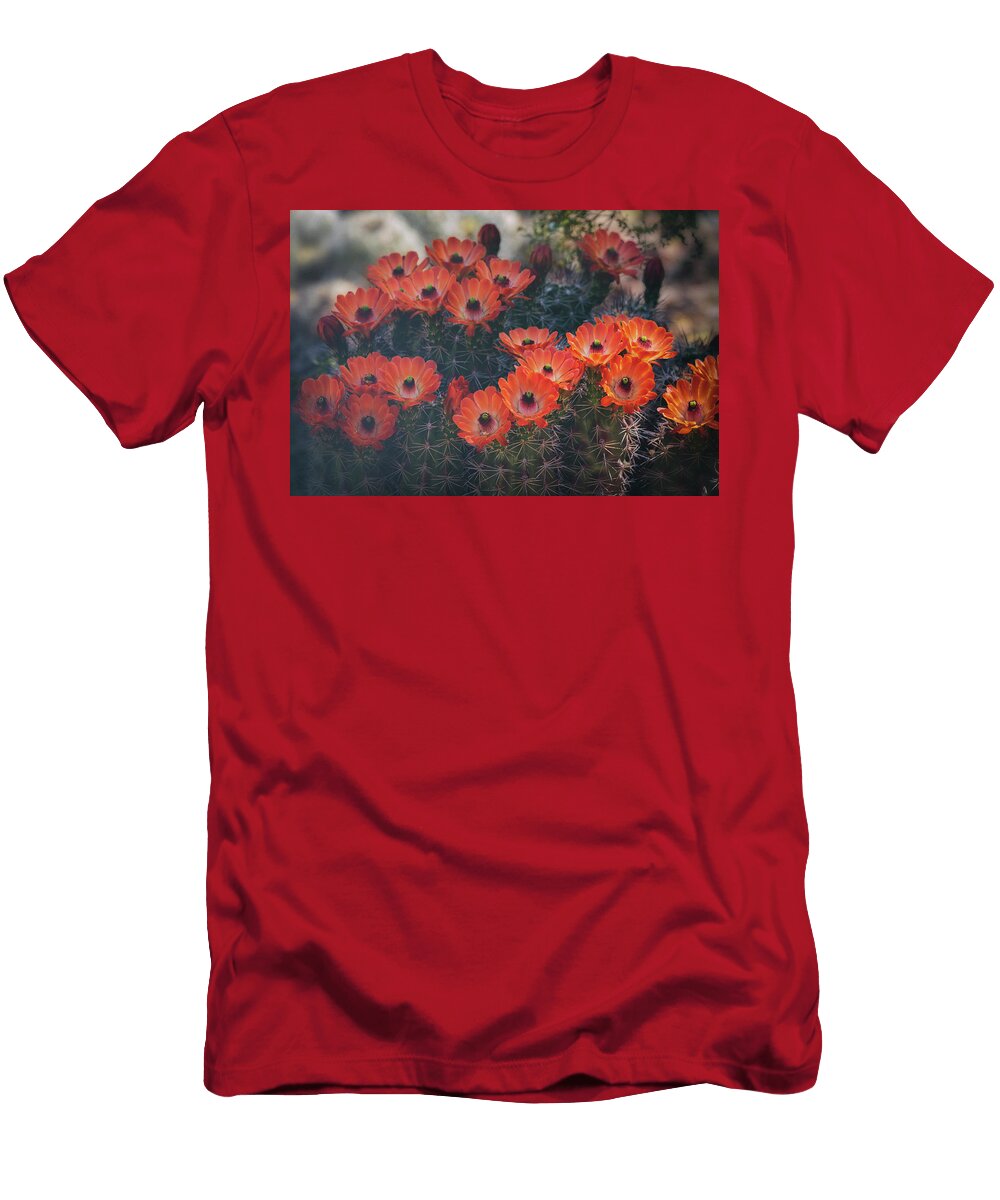 1 Orange Hedgehog Flowers Saija Lehtonen T-Shirt