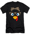 2 Leopard Print Thanksgiving Turkey Face Glasses Studi Alex T-Shirt