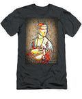 4 My Own Reproduction of Painting Lady with an Ermine By Leonardo Da Vinci Graphic Effect Jozef Klopacka T-Shirt