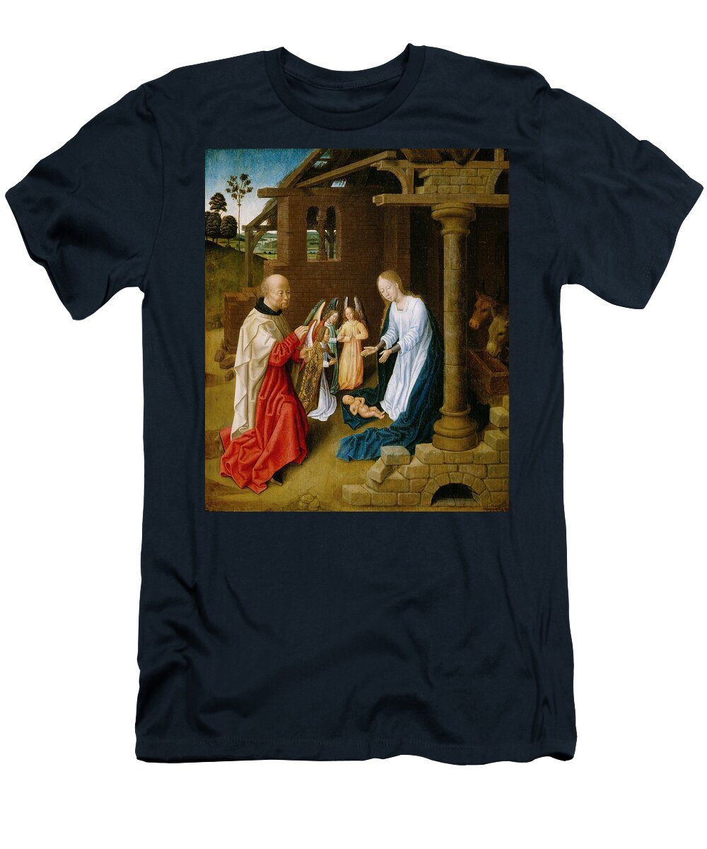 Adoration of the Christ Child Master of San Ildefonso T-Shirt