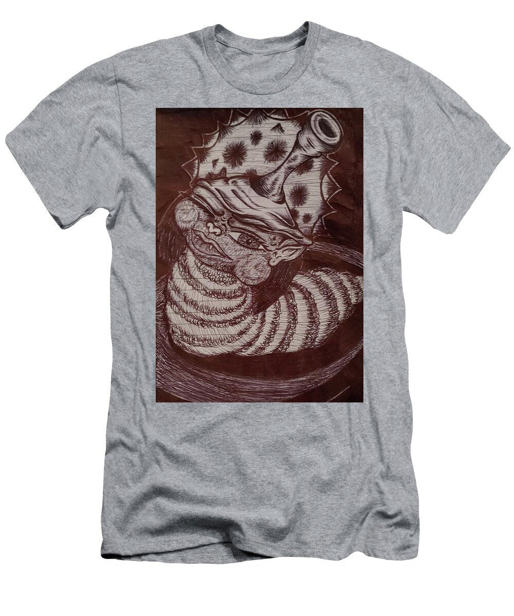 Blind Hairy Worm Robin Van Der Walt T-Shirt