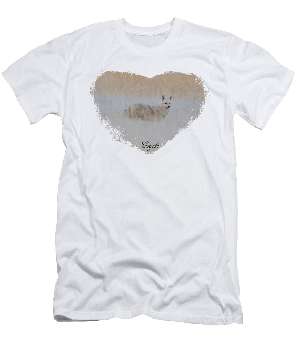 Coyote Heart Whispering Peaks Photography T-Shirt
