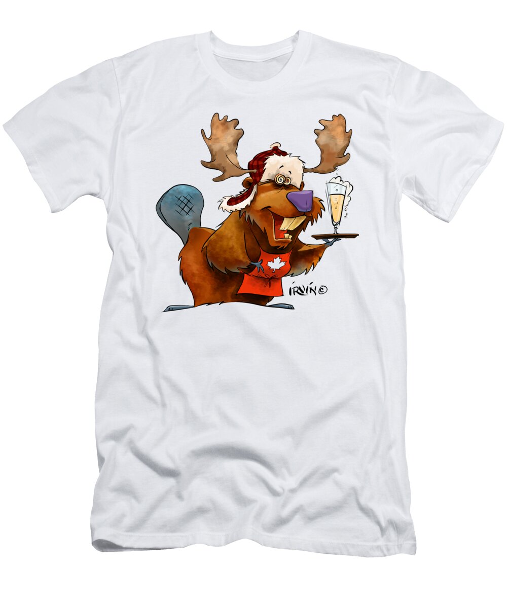 Crazy Beaver 001 Trevor Irvin T-Shirt