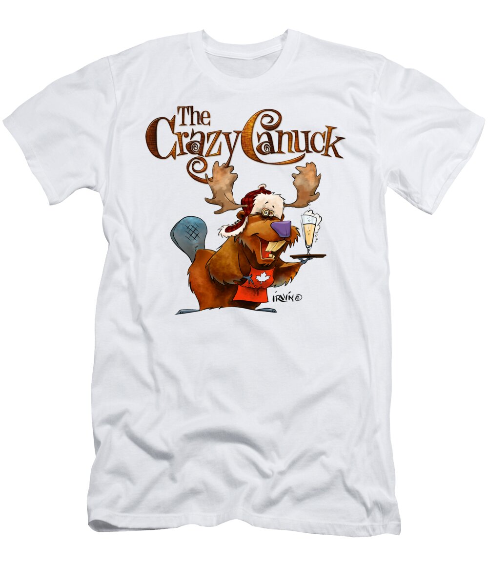 Crazy Beaver 002 Trevor Irvin T-Shirt