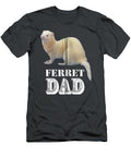 Cute Albino White Ferret Dad Ferrets Lover Kids Pet Kirkg Monro T-Shirt