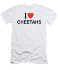 I Heart Cheetahs in Black I Heart Everything T-Shirt