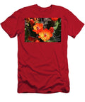 Orange Cactus Flowers Close Up Bee Creek Photography Tod and Cynthia T-Shirt