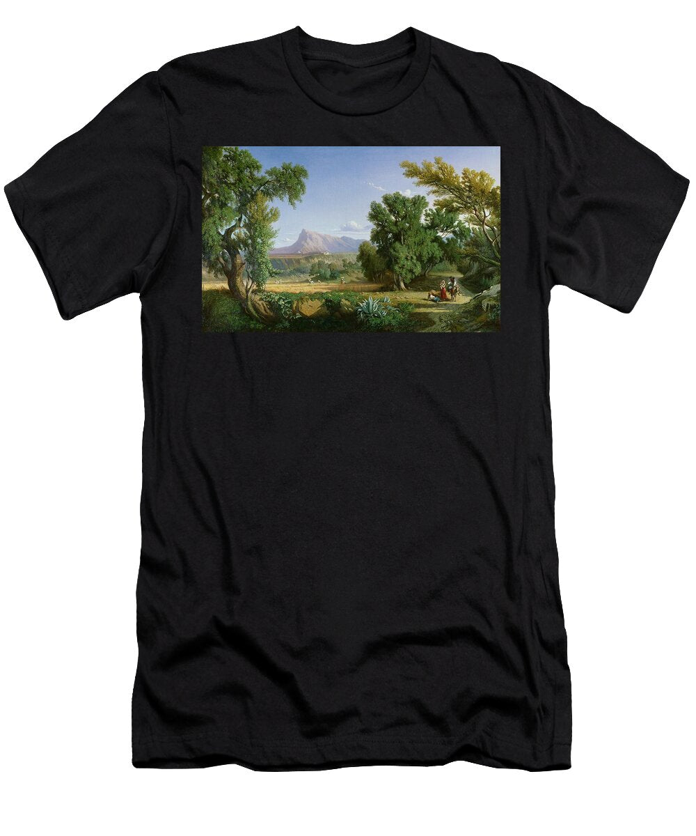 Outskirts of Valdemusa Adolphe Paul Emile Balfourier T-Shirt