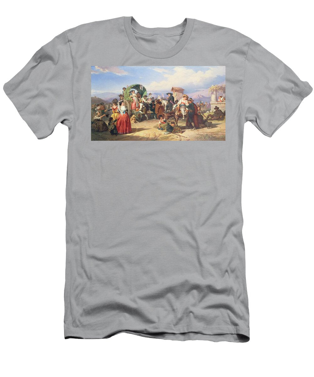 Peasants of the Campagna Robert Alexander Hillingford T-Shirt