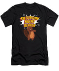 Saturday Night Beaver Biber Tanzen Moon T-Shirt