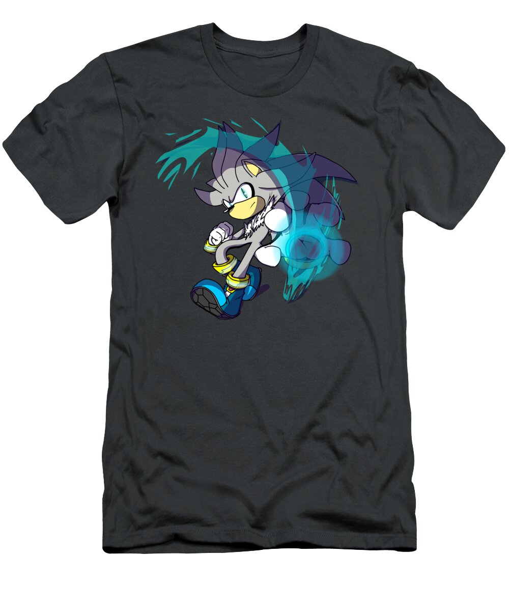 Silver the Hedgehog Full Color Kids Patel Becky T-Shirt