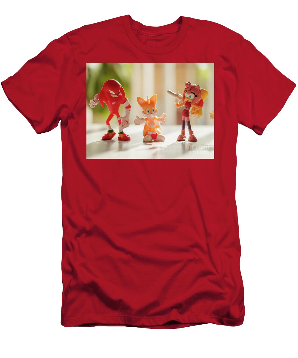 Sonic Characters Figurine Display Konstantin Sutyagin T-Shirt