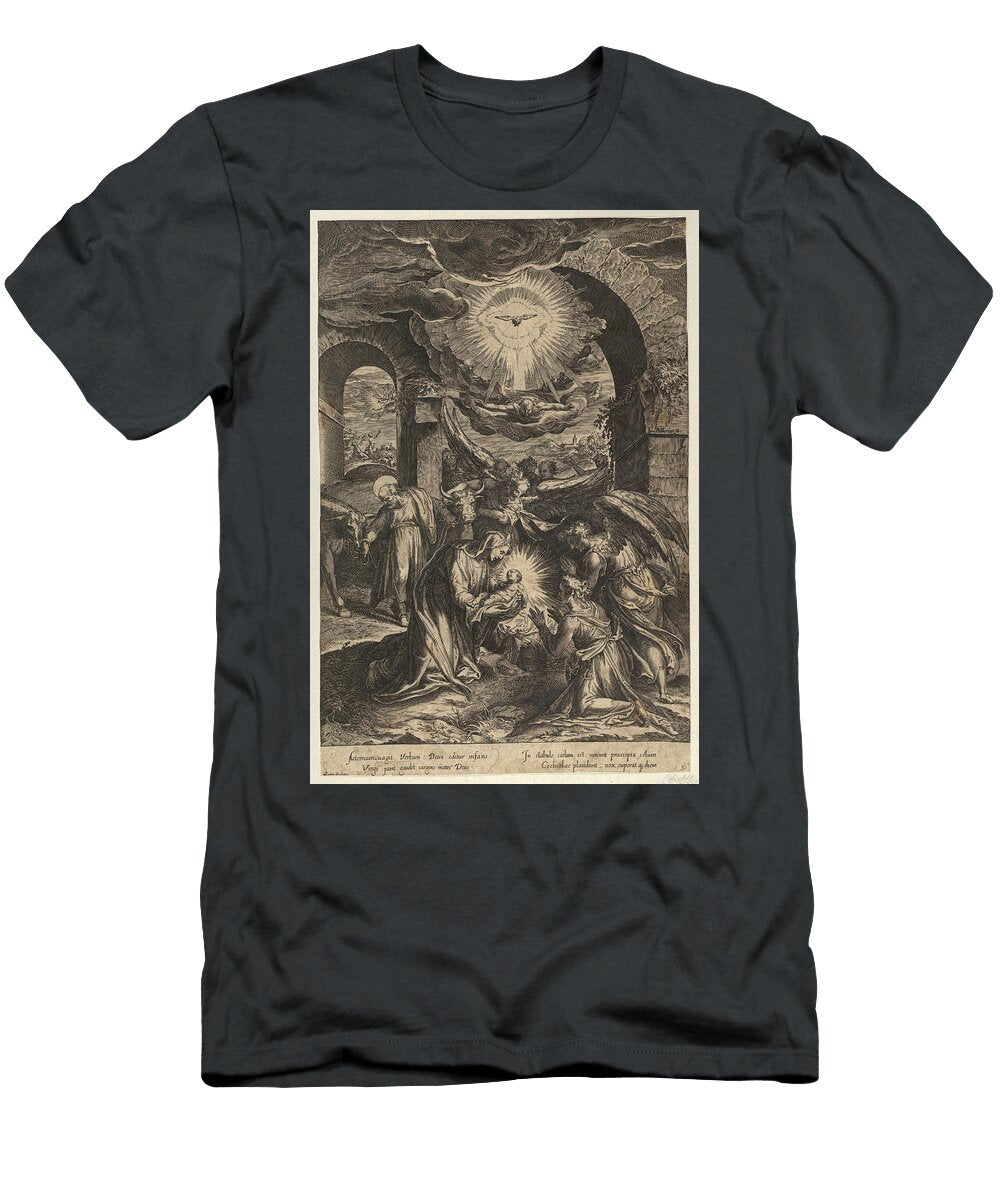 The Birth of Christ Cherubino Alberti T-Shirt