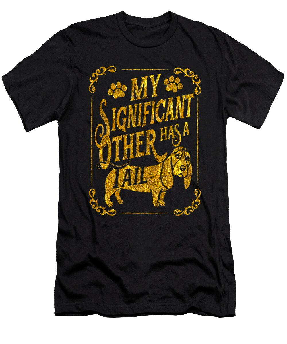 My Significant Other Has a Tail Export 01 Gold Foil Kaylin Watchorn T-Shirt