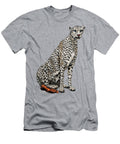 White Cheetah Oil on Black Velvet By Artist Jorge Torrones Jorge Terrones T-Shirt